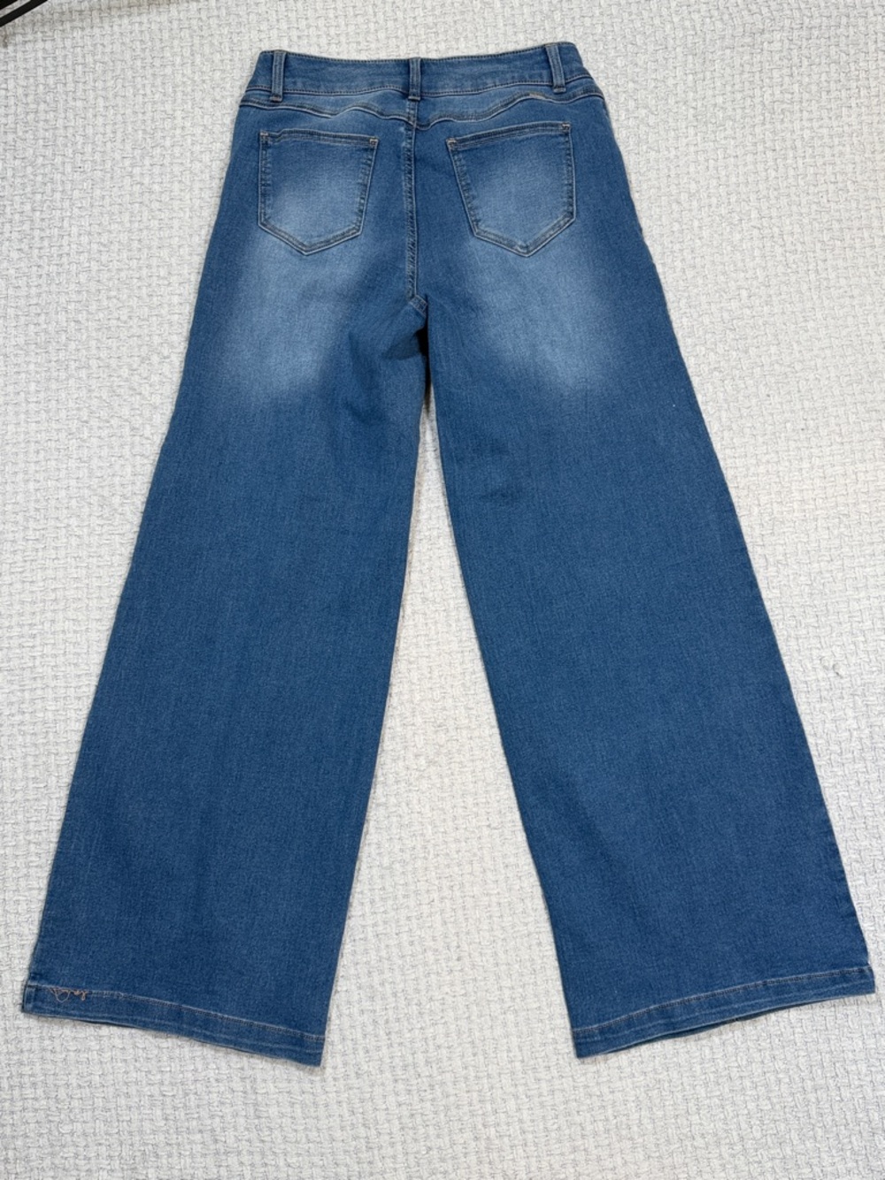 Women’s 1822 Denim Style #CJ32M2447C7 Wide Leg High Waist Pants Jeans  Size 8 - Picture 3 of 14